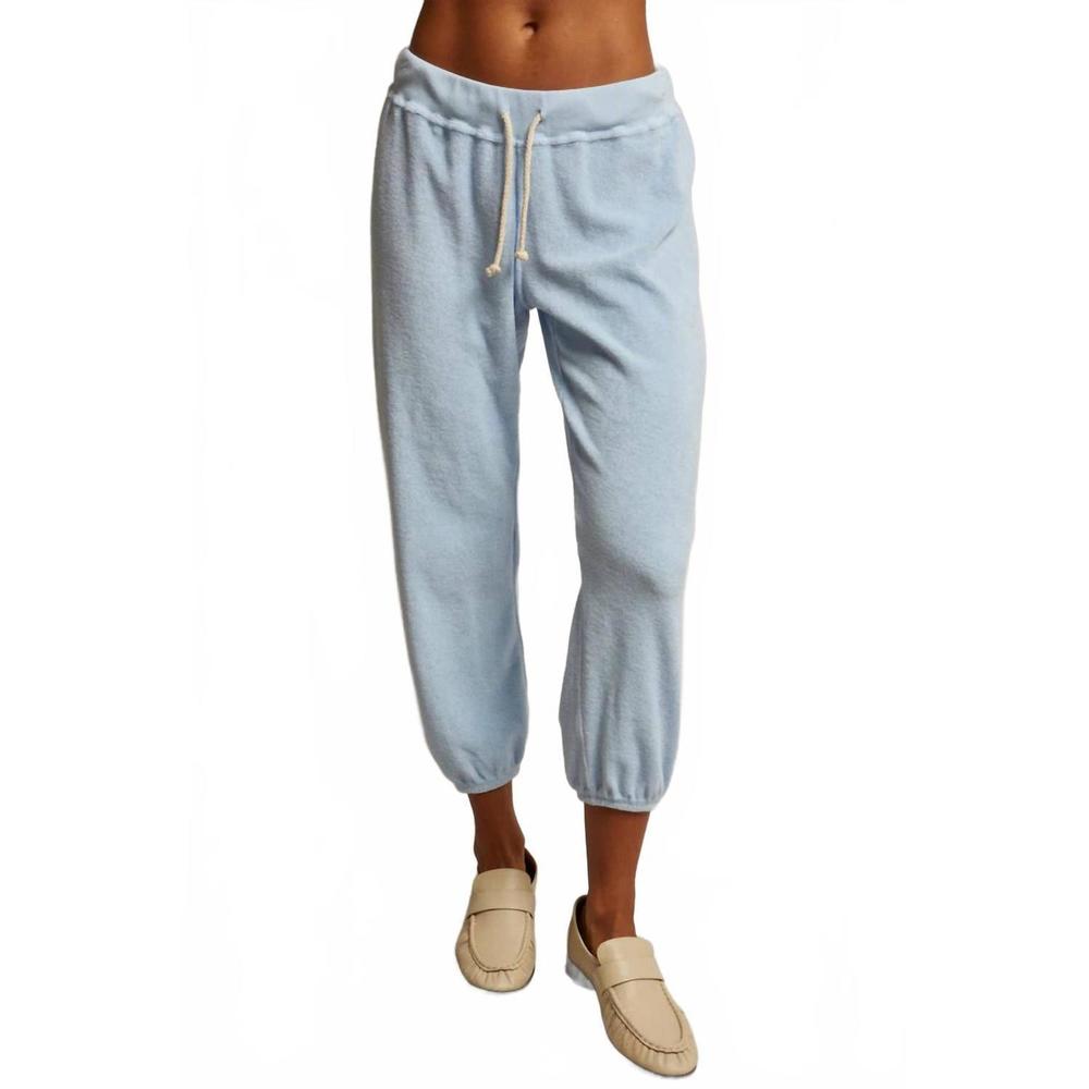 NEW PERFECTWHITETEE gogo terry jogger in sky blue